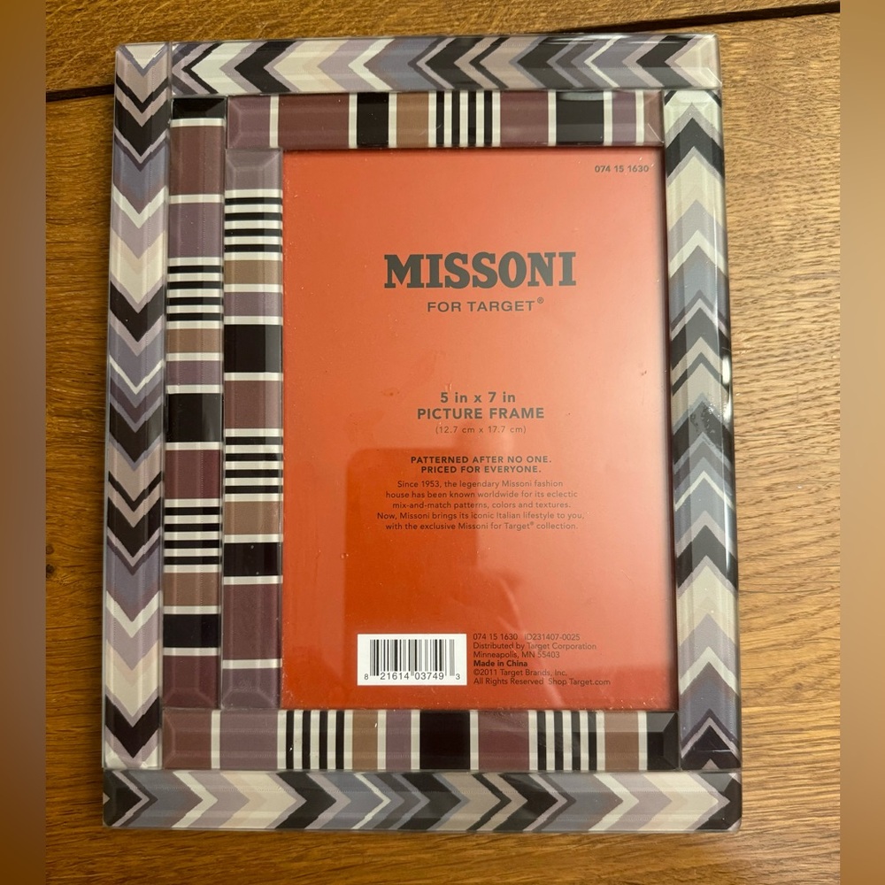 Missoni x Target picture frame